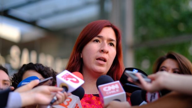La diputada y presidenta de Revolución Democrática, Catalina Pérez, afirmó que la presentación de esta querella está enmarcada en un deber de las autoridades de asegurar que estos hechos no se vuelvan a repetir. Foto: @fotografoencampana .