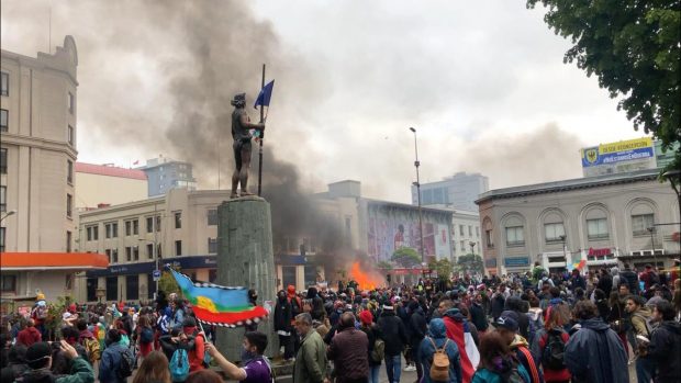 La senadora Van Rysselberghe (UDI) se manifestó preocupada por la situación del centro de Concepción en donde, según ella, "hoy día no queda ni un sólo local comercial que esté en condiciones de sobrevivir en el mediano plazo". Foto: Archivo.