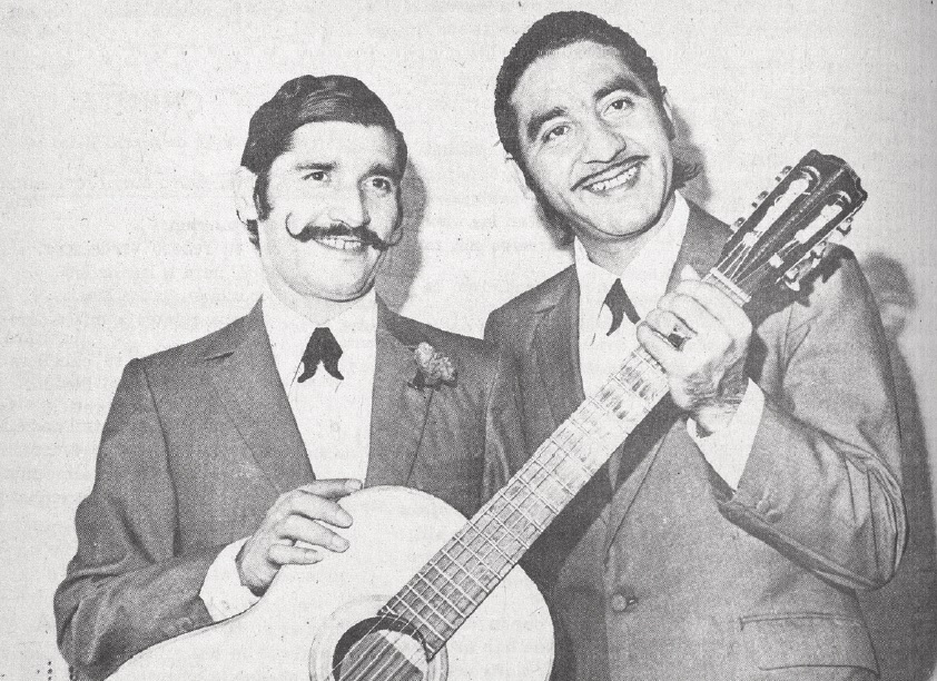 Dúo Albéniz: "Angelito" Silva con Tito Manríquez.