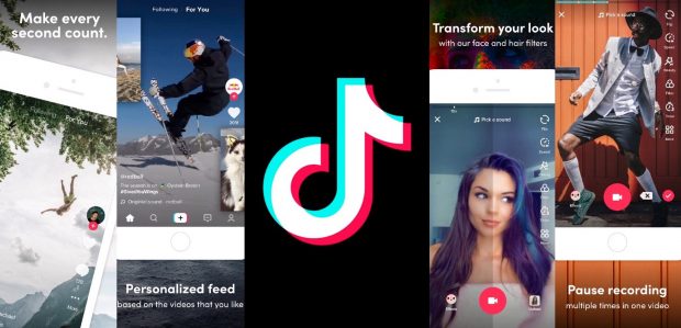 Plataforma de TikTok.