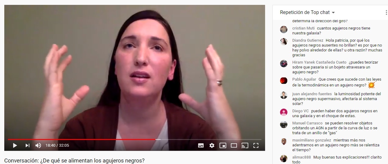 Imagen de Youtube correspondiente a la charla del viernes 10 de abril.
