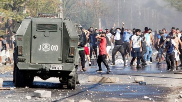 Protestas-en-Santiago