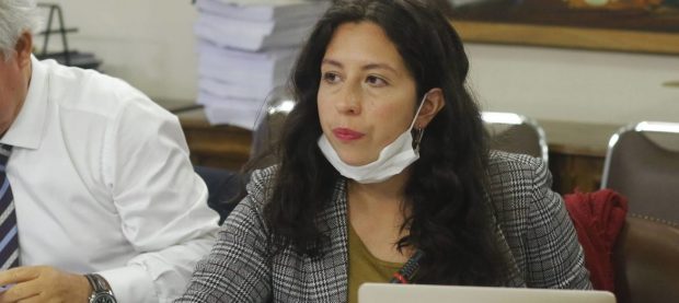 La diputada y presidenta de Convergencia Social (CS), Gael Yeomans, es parlamentaria por el Distrito N°13 de la Región Metropolitana. Foto: Convergencia Social.