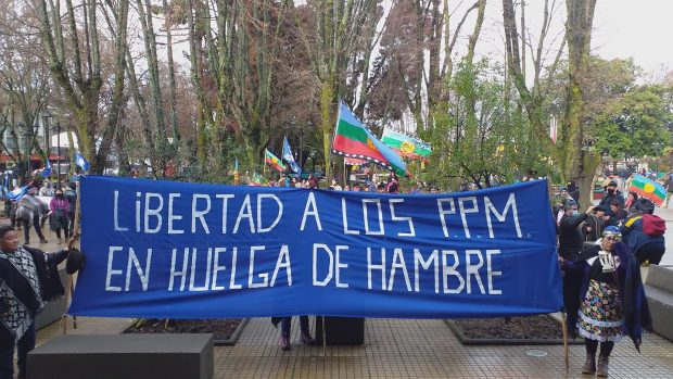 Desde las comunidades en resistencia del territorio lafkenche de la Región del Biobío manifestaron su desconfianza ante la visita de las autoridades de Gobierno, criticando que no se visiten los territorios movilizados. Foto: Archivo.