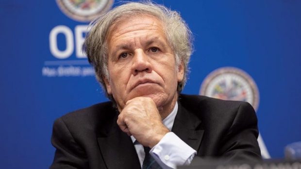 El secretario general de la Organización de Estados Americanos (OEA), Luis Almagro, decidió no renovar el mandato del encargado de la CIDH, lo que generó una crisis institucional. Foto: Archivo.