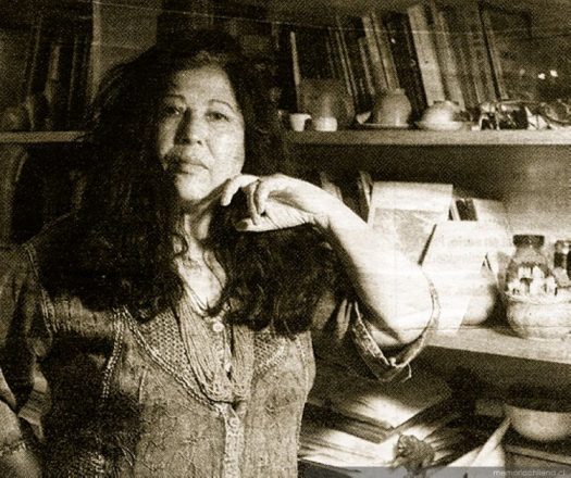 En la imagen, Carmen Berenguer (2000). Fuente: Memoria Chilena.