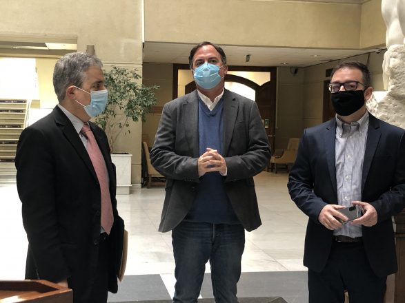 Fue desde la bancada de diputados de la Democracia Cristiana que surgieron los primeros movimientos en torno a la presentación de una acusación constitucional en contra del ministro del Interior. Pese a que con el término del paro de los camioneros algunos recularon, este jueves anunciaron la presentación. Foto: Bacada DC.