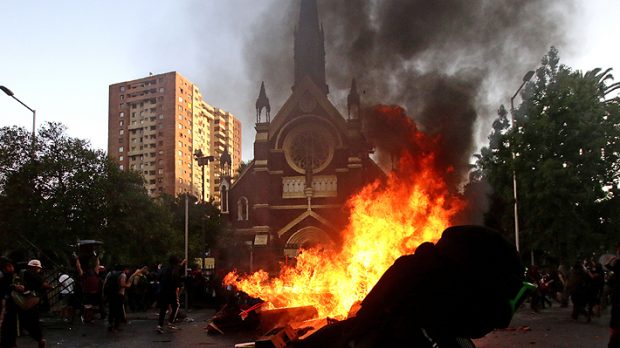iglesia incendio