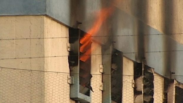 Incendio cárcel de San Miguel.