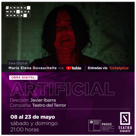 Artifical - Afiche Teatro Sidarte