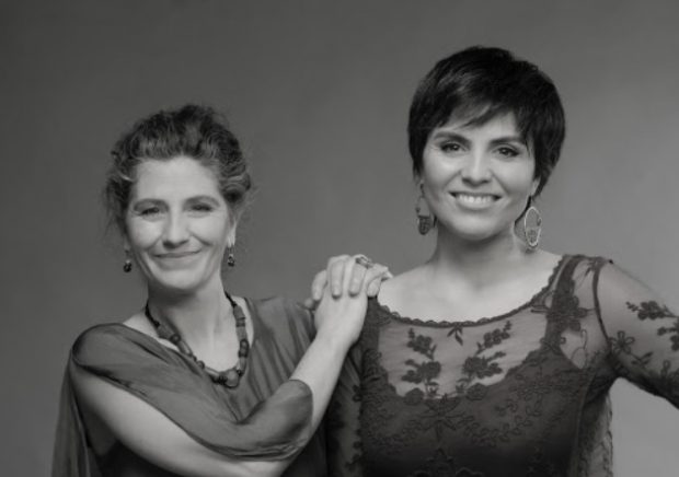 Magdalena Matthey y Elizabeth Morris.