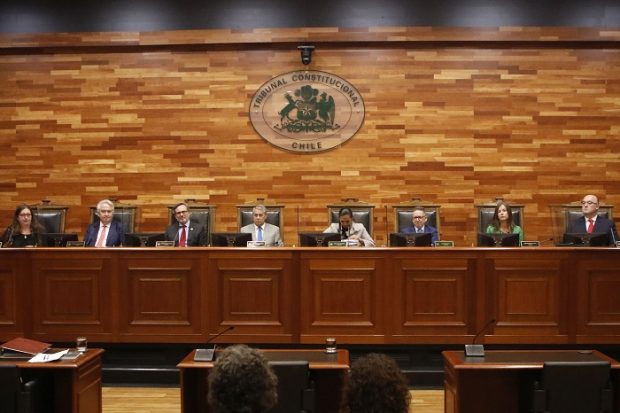 Santiago, 16 de marzo de 2023. Ante el Tribunal Constitucional se llevan a cabo alegatos por los requerimientos de inconstitucionalidad de senadores de oposicion, contra indultos presidenciales. Dragomir Yankovic/Aton Chile