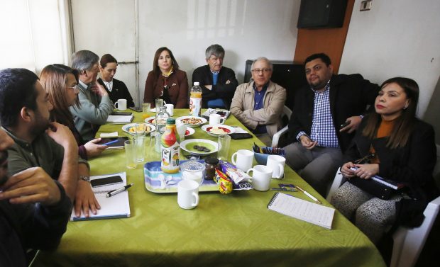 Santiago, 5 de mayo de 2023. Reunion de partidos oficialistas en Revolucion Democratica. Jonnathan Oyarzun/Aton Chile