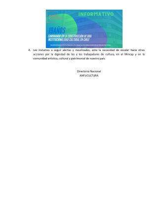 Comunicado Anfucultura.