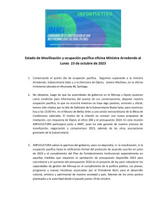 Comunicado Anfucultura