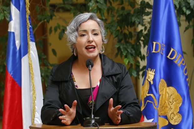 La diputada del Partido Comunista, Alejandra Placencia.