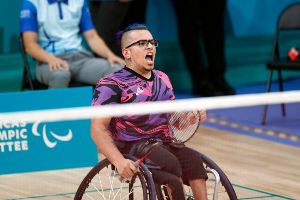 Jaime Aránguiz compitiendo en los Juegos Parapanamericanos Santiago 2023.