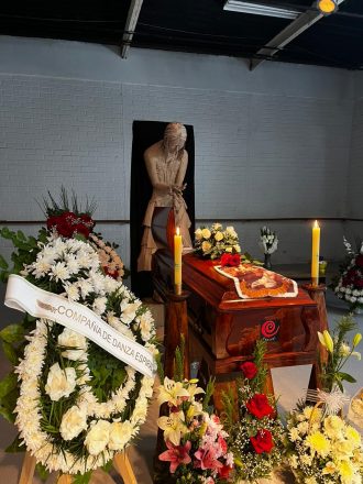 Velorio de Joan Turner de Jara.