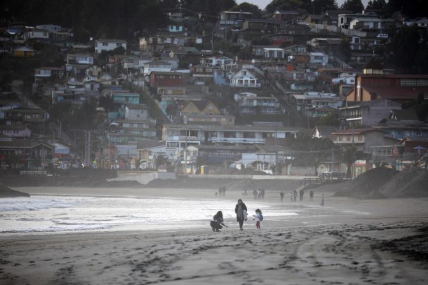 Las Ventanas, 19 de agosto de 2021. Las empresas GNL Quintero, Acciona Energia y Enagas anunciaron un acuerdo para iniciar un proyecto de hidrogeno verde en la bahia de Quintero con una inversion en torno a los 30 millones de dolares. Andres Pina/Aton Chile