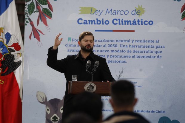 Santiago, 05 Junio 2022 El Presidente Gabriel Boric Font, junto a la ministra de Medio Ambiente, Maisa Rojas, encabezan la conmemoración del Día Mundial del Medio Ambiente 2022. Juan Eduardo Lopez/Aton Chile