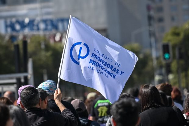 Bandera del Colegio de Profesores.