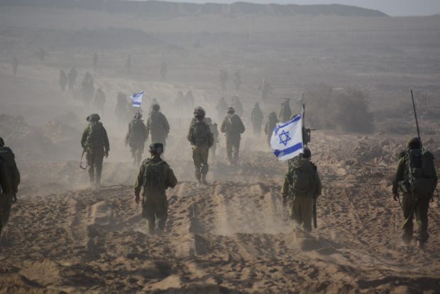 Soldados israelíes en Gaza