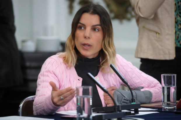 La diputada Maite Orsini en la Comision de Constitucion y de Seguridad ciudadana. Jonnathan Oyarzun/Aton Chile