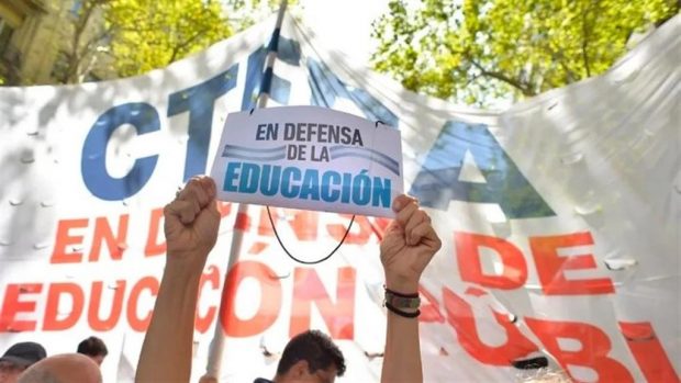 Marcha por la educación publica argentina. Foto: X