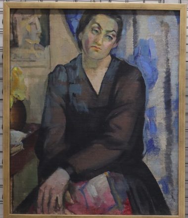 Retrato de Gabriela Mistral, pintura de Laura Rodig