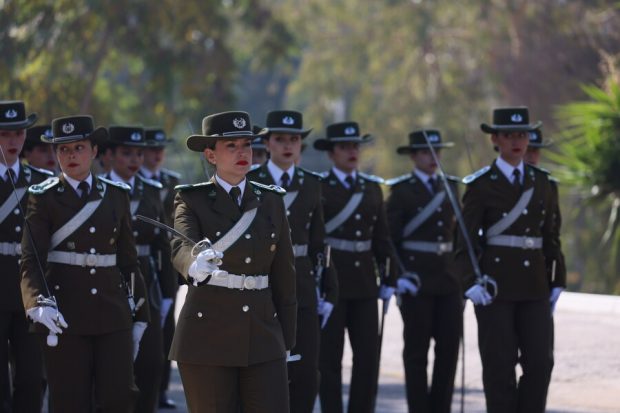 Conmemoración del aniversario 97 de Carabineros