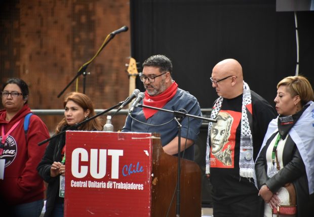 Dirigentes de la Central Unitaria de Trabajadores
