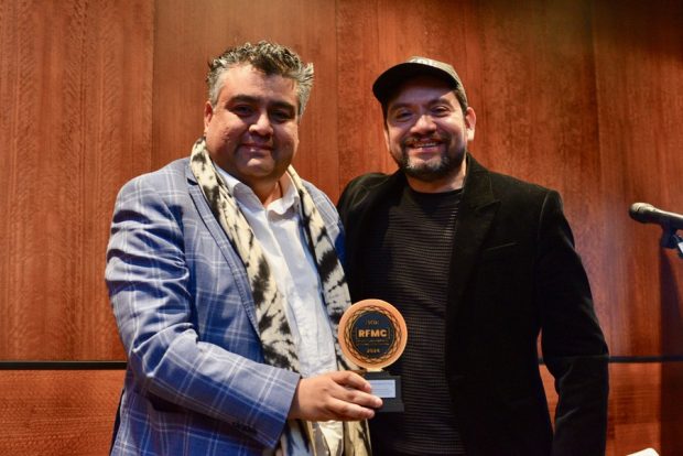 Radio U. de Chile recibe el Premio Radio Fundamental de la Música Chilena 2024. Foto: SCD