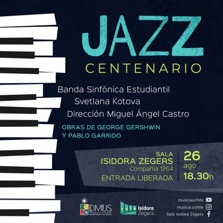 Afiche del concierto "Jazz centenario"