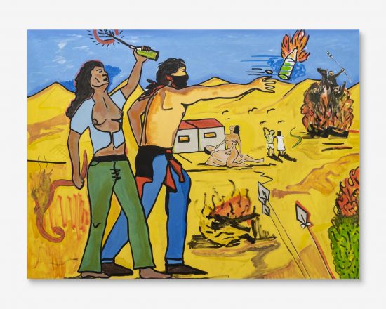 Pablo Linsambarth, Mi nacimiento, 2023. Óleo sobre tela. Cortesía Pablo Linsambarth.