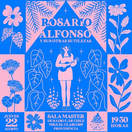Afiche Rosario Alfonso en Sala Master