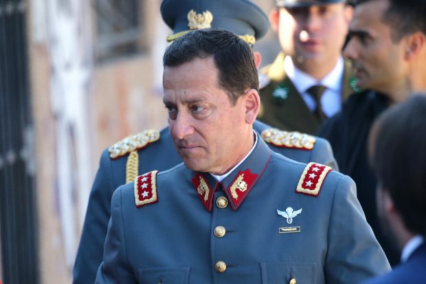 Comandante en jefe del Ejército, general Javier Iturriaga, en el Te Deum Evangélico