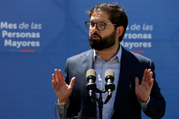 El Presidente Gabriel Boric realiza punto de prensa 