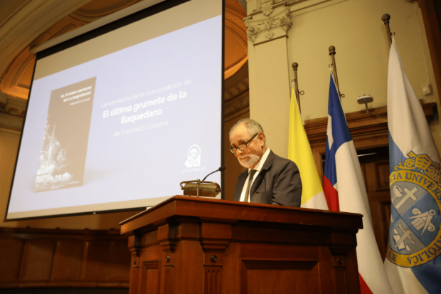 Lanzamiento de "El último grumete de la Baquedano" por Ediciones UC.