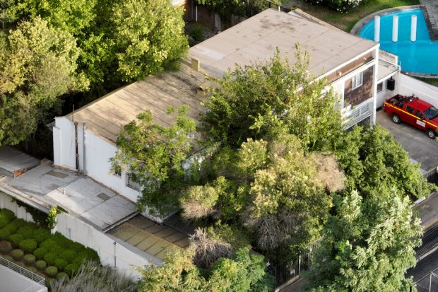 Fachada de la casa de Salvador Allende.