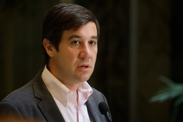 Punto de prensa diputado Guillermo Ramírez, presidente de la UDI