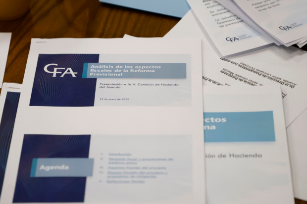 Informe del CFA sobre implicancias fiscales de la reforma de pensiones