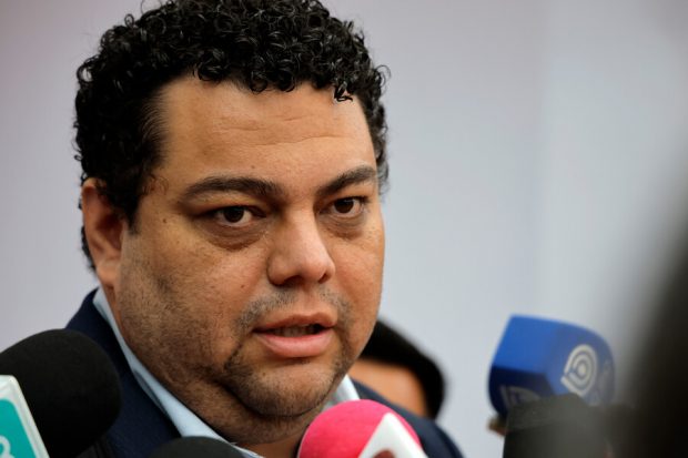 Secretario general del PPD, José Toro, en rueda de prensa.