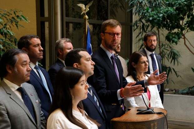 Punto de prensa de la bancada de diputados del Partido Republicano.