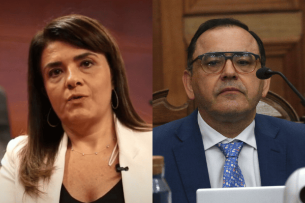 Victoria Sabaj y Antonio Ulloa.