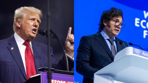 Presidente de Estados Unidos y de Argentina respectivamente
