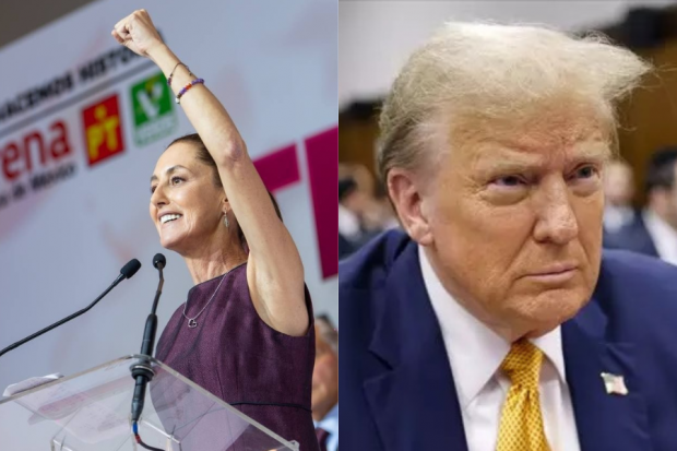 Sheinbaum y Trump