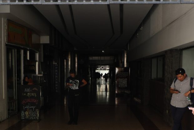 Pasillo de sin luz