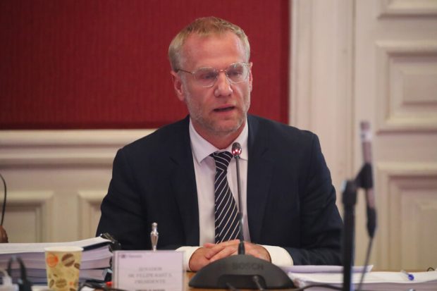 El senador de Evópoli, Felipe Kast.
