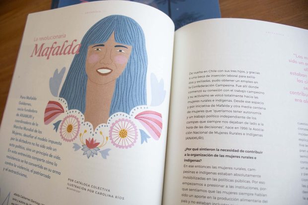 Interior de la novena edición de Cataloga Revista.