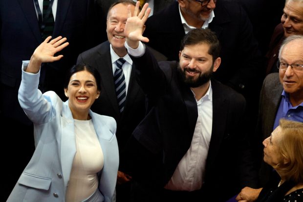 Presidente Gabriel Boric y Karol Cariola